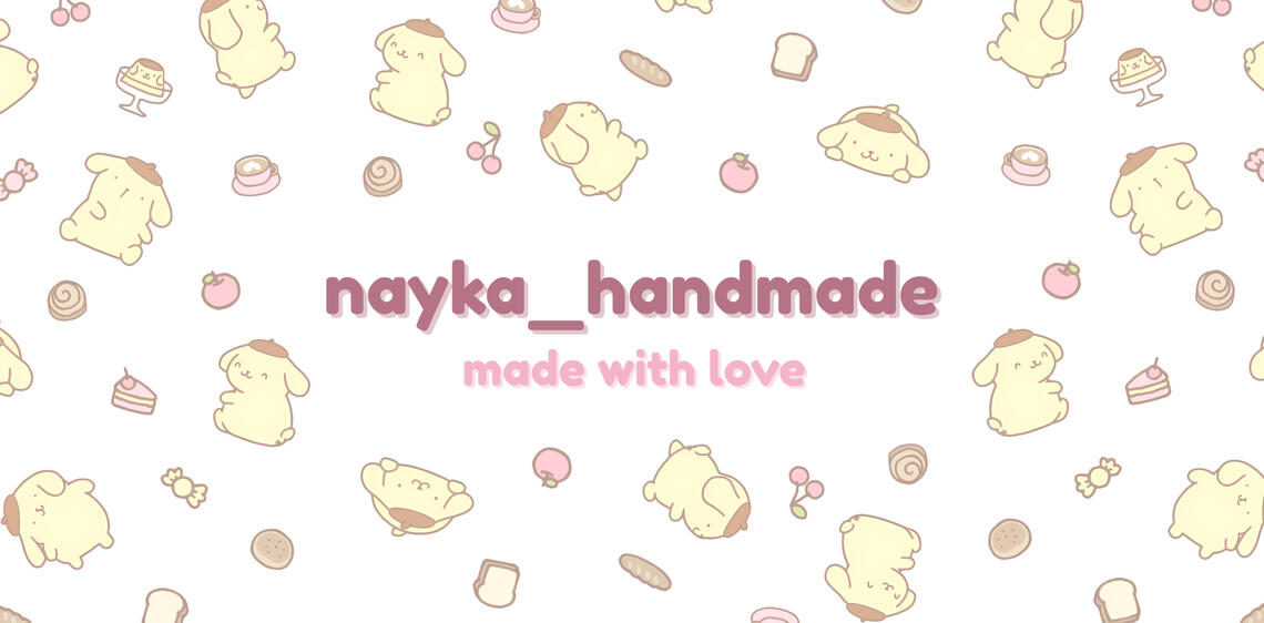 nayka_handmade banner crochet products made with love